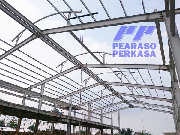 Proyek Fabrikasi Konstruksi Pabrik Gudang Baja Hoist Crane