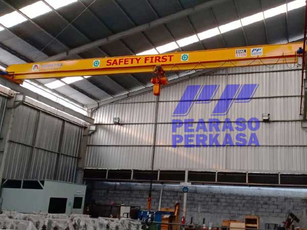 Jasa Fabrikasi Overhead Crane Single Girder